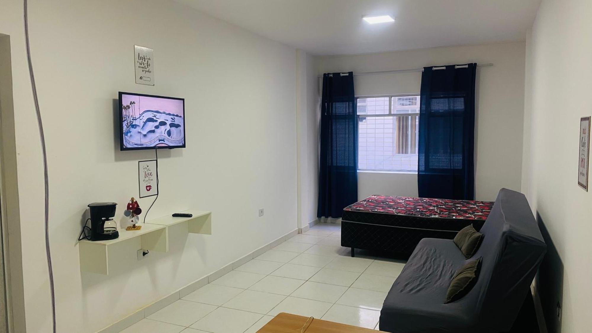 Apartamento Kit Net Pe Na Areia Praia Grande  Exterior foto